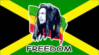 Bob Marley Freedom Flag Jamaica Flag Bob Marley Flag