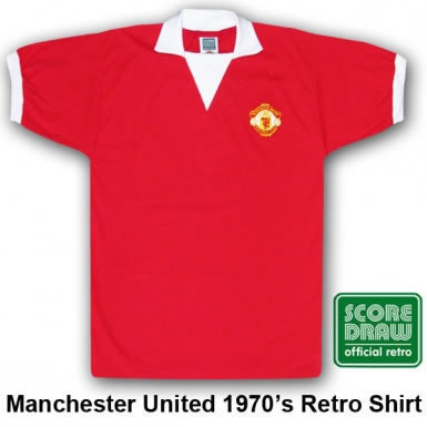 Manchester United 1963 FA Cup Final Retro Shirt by Scoredraw