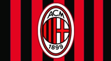 AC Milan Crest Football Flag Banner