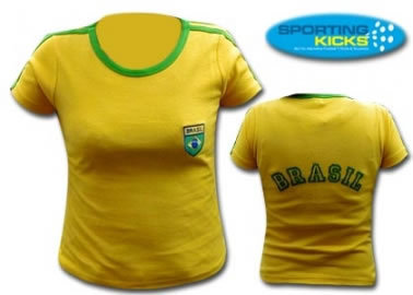 Brazil Fitted T-Shirt Ladies Brazil Fitted Shirt