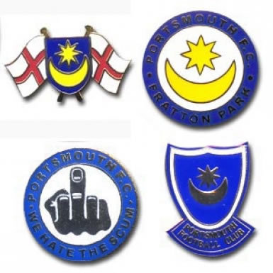 Buy Portsmouth FC Pin Badges Set