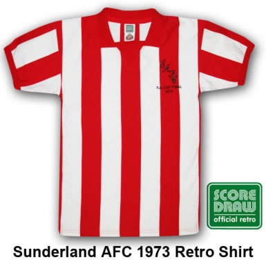 Sunderland Retro Shirt Makems Retro Shirt By Scoredraw