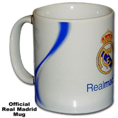 Real Madrid Mug Official Real Madrid Crest Coffee Mug
