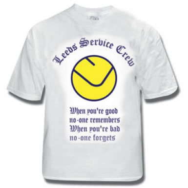 Leeds Service Crew T-Shirt Leeds Whites Leeds United Hooligans LUFC Leeds Thugs
