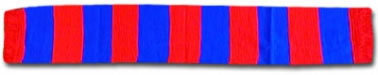 Traditional Red & Blue Bar Scarf Classic red & Blue Football Scarf