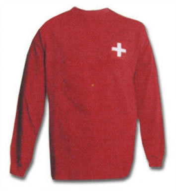 Toffs Switzerland Retro Shirt Swiss Football Team Shirt