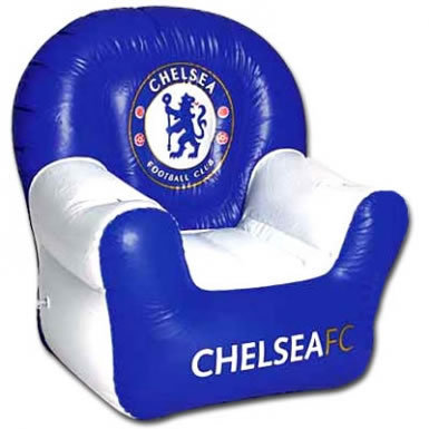 Chelsea Inflatable Chair Chelsea FC Chair Chelsea Supporters Chair Chelsea Fan Chair
