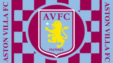 Aston Villa Flag Official Aston Villa Crest Flag Villains AVFC Banner Flag