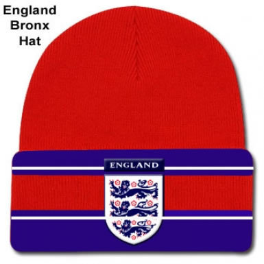 Official England 3 Lions Crest Bronx Hat