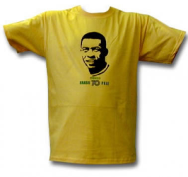 Brazil Pele Short Sleeve Shirt Pele Legends Shirt