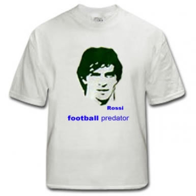 Paulo Rossi T-Shirt Rossi Italy World Cup Legend