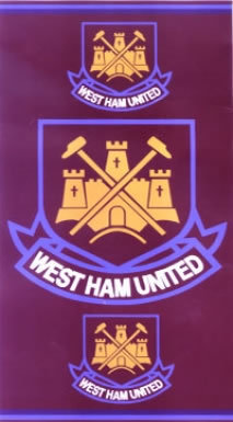 West Ham Utd Towel Hammers Towel West Ham Football Towel Westham West Ham United Football Towel