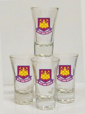 West Ham Shot Glasses West Ham Whiskey Shot Glasses Hammers Glass West Ham Mug