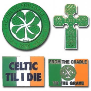 Celtic Pin Badges Celtic-The Bhoys Badges