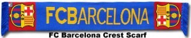FC Barcelona Scarf Official FC Barcelona Football Scarf