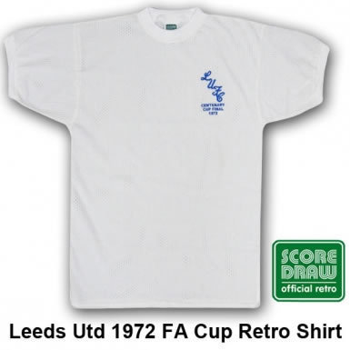 Leeds United 1972 FA Cup Final Retro Shirt by Scoredraw