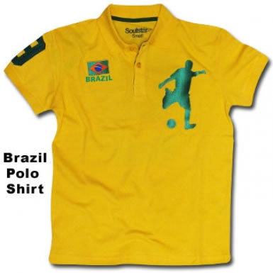 Brazil Football Polo Shirt Brasil Polo Shirt