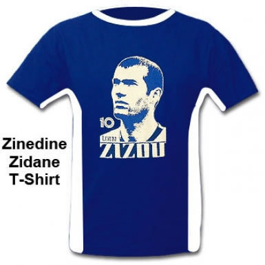 Zidane Real Madrid Legend T-Shirt Zidane France Football Legend