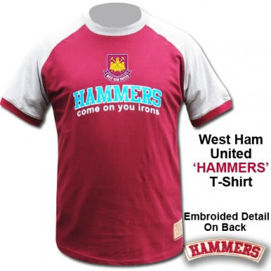 Official West Ham United Hammers Crest T-Shirt