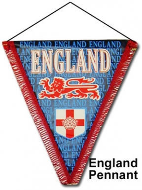 England Football Pennant for the Home or Office
