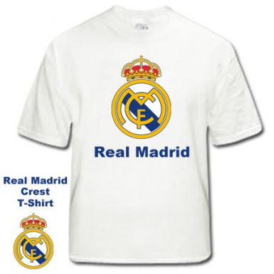 Official Real Madrid Crest T-Shirt