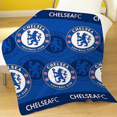 Chelsea Blanket Chelsea Sleepover Fleece Blanket Chelsea FC Supporters Blanket Chelsea Winter Blanket