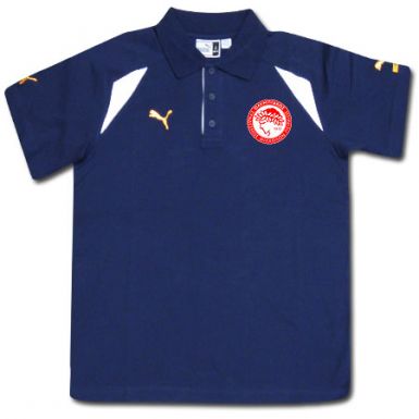 Olympiakos Crest Polo Shirt by Puma