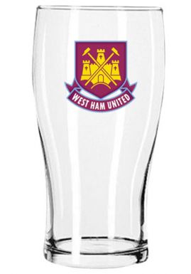 West Ham Pint Glass Hammers Pint West Ham United Glass