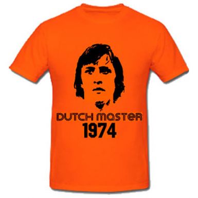 Johan Cruyff T-Shirt Dutch Master Holland Total Football Johan Cruyff Shirt