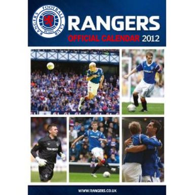 Official 2012 Rangers FC Football Calendar