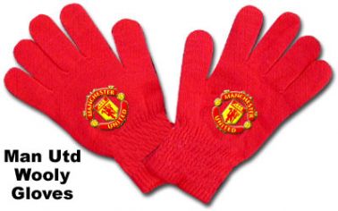 Man Utd Gloves Manchester United Wool Gloves Manchester United Kids Gloves