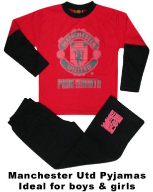 Official Man Utd Pyjamas Manchester United Nightsuit