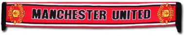 Manchester United Crest Scarf Man Utd Scarf