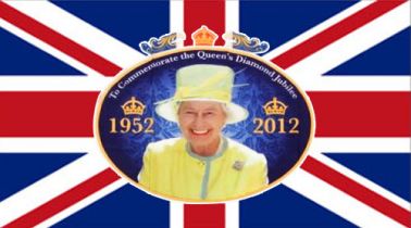 Queen Elizabeth II Diamond Jubilee Flag 2012  Jubilee Flag