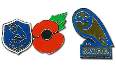 Sheffield Wednesday Poppy Pin Badges Sheffield Weds Badges