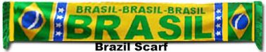 Brazil Scarf Brazil Football Scarf Brazil Champions Soccer Scarf