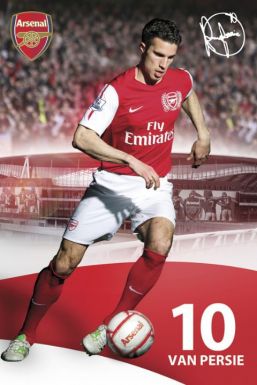 Robin van Persie Wall Poster Arsenal FC Striker Poster