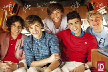Direction Posters on One Direction Boy Band 2012 Wall Poster Ref Lp1487 Red