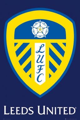Leeds United Crest Wall Poster