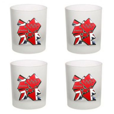 2012 London Olympics Team GB Glass Tumbler Set