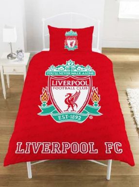 Liverpool FC Duvet Set Liverpool FC Football Bed Duvet Set