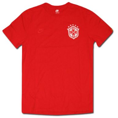 Official Brazil Football Crest T-Shirt by Nike