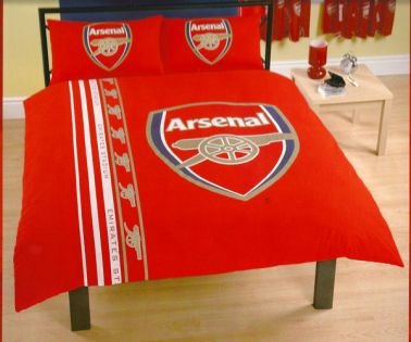 Arsenal Double Duvet Set Arsenal Bed Cover Arsenal Crest Duvet Cover
