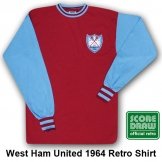 West Ham United Retro Shirt 