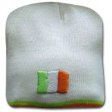 Ireland Beanie Hat with Embroided Flag Celtic