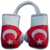 Turkey Flag Mini Boxing Gloves 