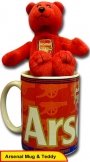 Arsenal FC Mug & Beanie Bear Set Arsenal