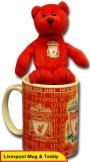 Liverpool FC Mug & Beanie Bear Set  - liverpool fc