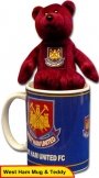 West Ham Utd Mug & Beanie Bear Set West Ham United