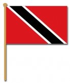 Trinidad & Tobago Hand Waving Flag 